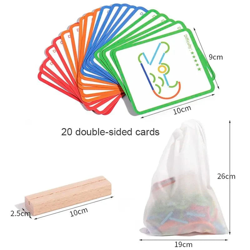 Wooden Creative Rings Puzzle SticksUnleash Your Child's Imagination with Our Wooden Creative Rings Puzzle Sticks!
Introducing our Wooden Creative Rings Puzzle Sticks, an innovative and engaging toy tSHOP ALL I WANTShop All I WantWooden Creative Rings Puzzle Sticks