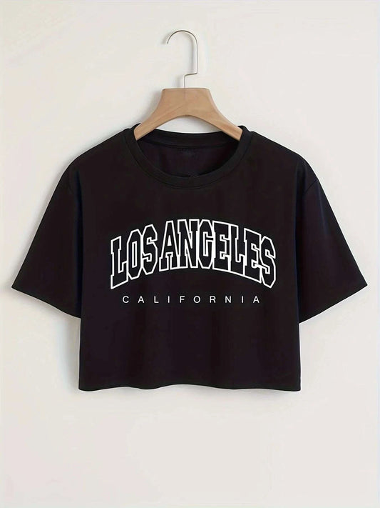 Casual Short Sleeve Los Angeles T-shirtShowcase your LA style with this casual short sleeve tee! Perfect for a relaxed, urban look that captures the essence of Los Angeles. 🌆👕SHOP ALL I WANTShop All I WantCasual Short Sleeve