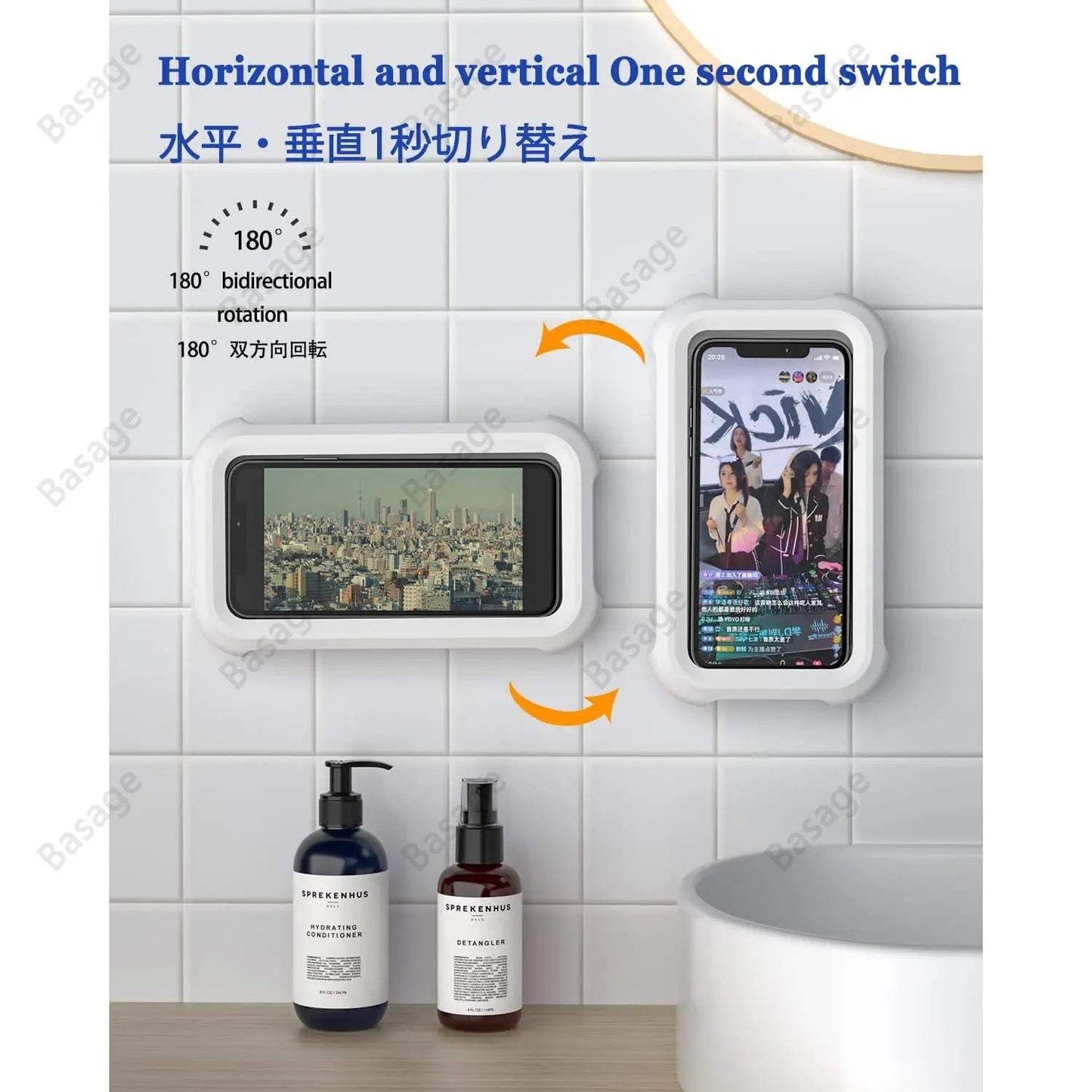 Waterproof Shower Phone HolderWaterproof Shower Phone Holder: Sing, Stream, and Stay Splash-Protected! 🚿🎶📱
Turn your shower into a stage and transform your bath time into a private concert witSHOP ALL I WANTShop All I WantWaterproof Shower Phone Holder