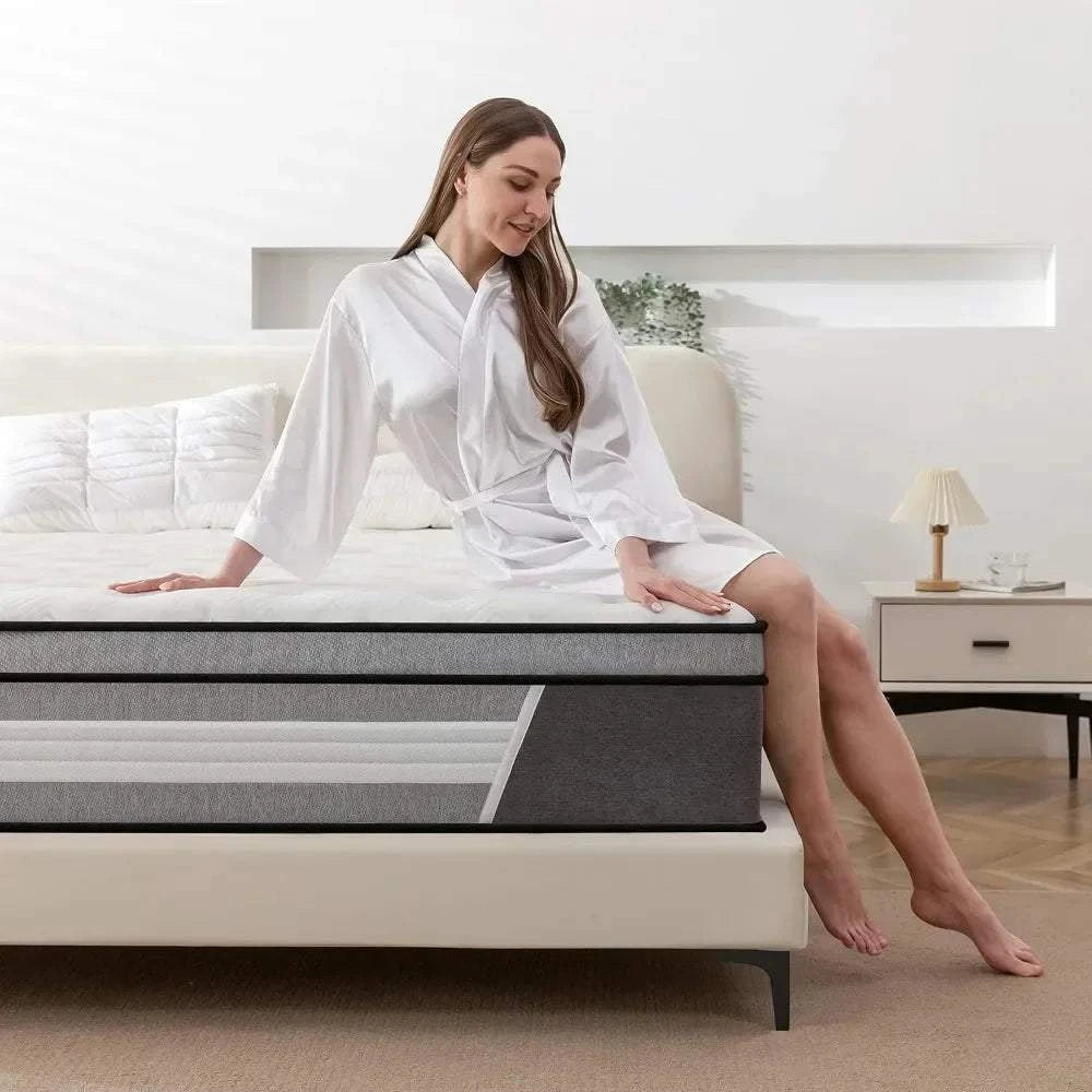 12-Inch Hybrid King Mattress 🛏️ Memory foam & pocketed springs for coExperience ultimate comfort with the 12-Inch Hybrid King Mattress 🛏️, designed with memory foam and pocketed springs for the perfect balance of support and relaxatiShop All I WantShop All I Want12-Inch Hybrid King Mattress 🛏️ Memory foam & pocketed springs
