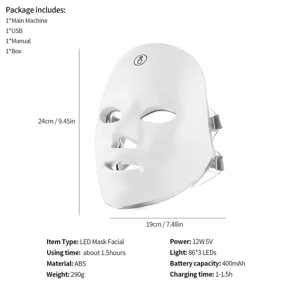 LED Light Therapy Mask for Skin Rejuvenation and Anti- AgingRevitalize your skin with our LED Light Therapy Mask! This innovative mask uses cutting-edge LED light therapy to target signs of aging, boost collagen production, aShop All I WantShop All I WantLED Light Therapy Mask