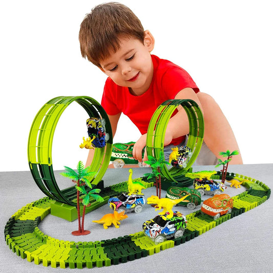 Flexible Race Set with Flashing Lights 🦖 🚗Race into Adventure with the Flexible Race Set: An Exciting Journey with Flashing Lights! 🦖🚗
Unleash the thrill of racing with our Flexible Race Set, a dynamic plaShop All I WantShop All I WantFlexible Race Set