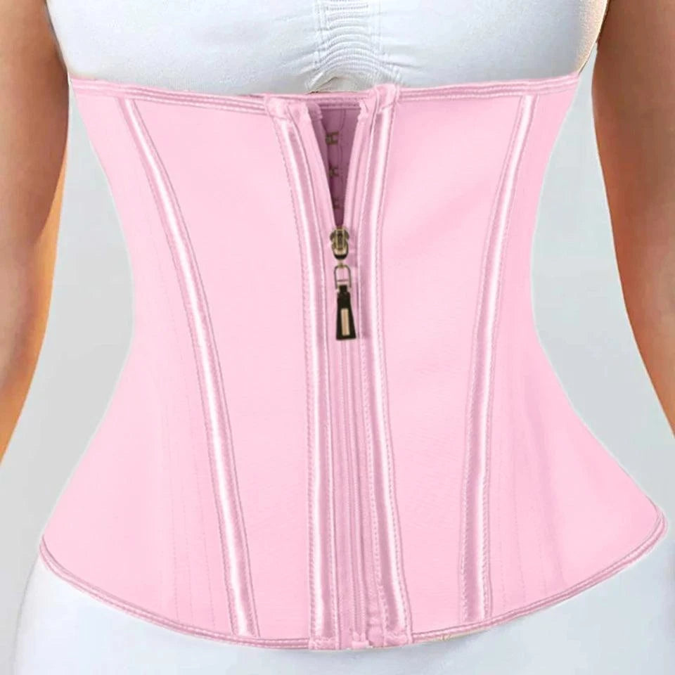 Plus Size Fajas Waist Trainer: Tummy Control Body Shaper! 💪✨Transform your silhouette with our women's plus-size fajas waist trainer! Designed for ultimate comfort and support, this corset features a zipper vest style that ofShop All I WantShop All I WantPlus Size