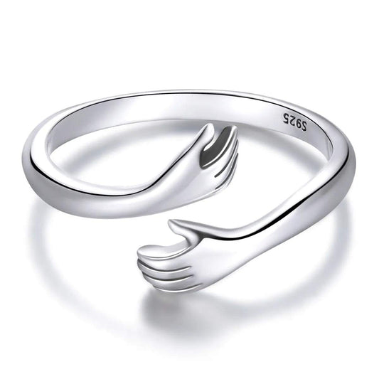 Sterling Silver Hug Ring 🤗 💍Introducing the "His Big Loving Hugs" Adjustable Sterling Silver Ring ❤
Description: Sometimes, words can't express what a simple, loving hug can. This beautifullSHOP ALL I WANTShop All I WantSterling Silver Hug Ring
