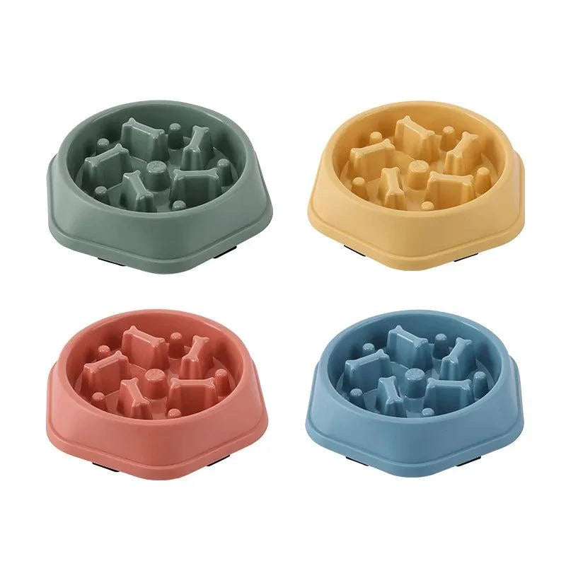 Slow Feed Pet Bowl: Healthy 🐾🥣⏳🐾 Slow Down Feeding for Healthier Dogs: The basic dog bowl features a unique maze design that separates food, slowing down the speed of pet feeding. This prevents SHOP ALL I WANTShop All I WantSlow Feed Pet Bowl