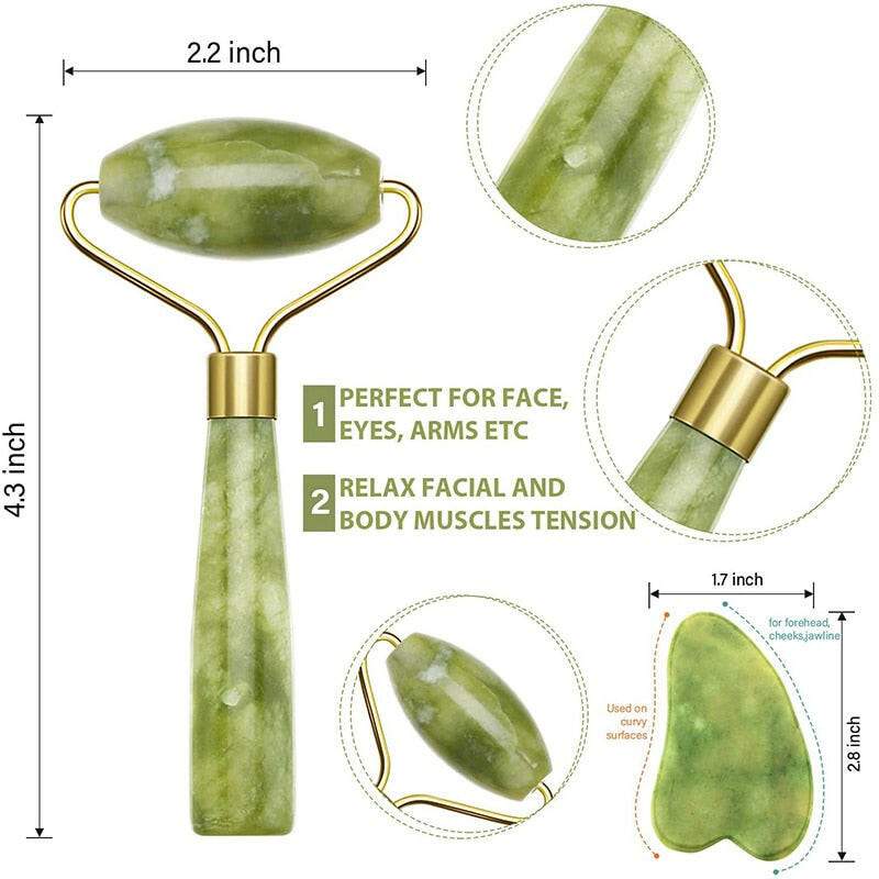Face Roller for Facial LiftUnlock the Beauty of Radiant Skin with FUBEICHLY's Natural Jade Face Roller!
Experience the rejuvenating power of our Natural Jade Face Roller, a timeless beauty secSHOP ALL I WANTShop All I WantFace Roller