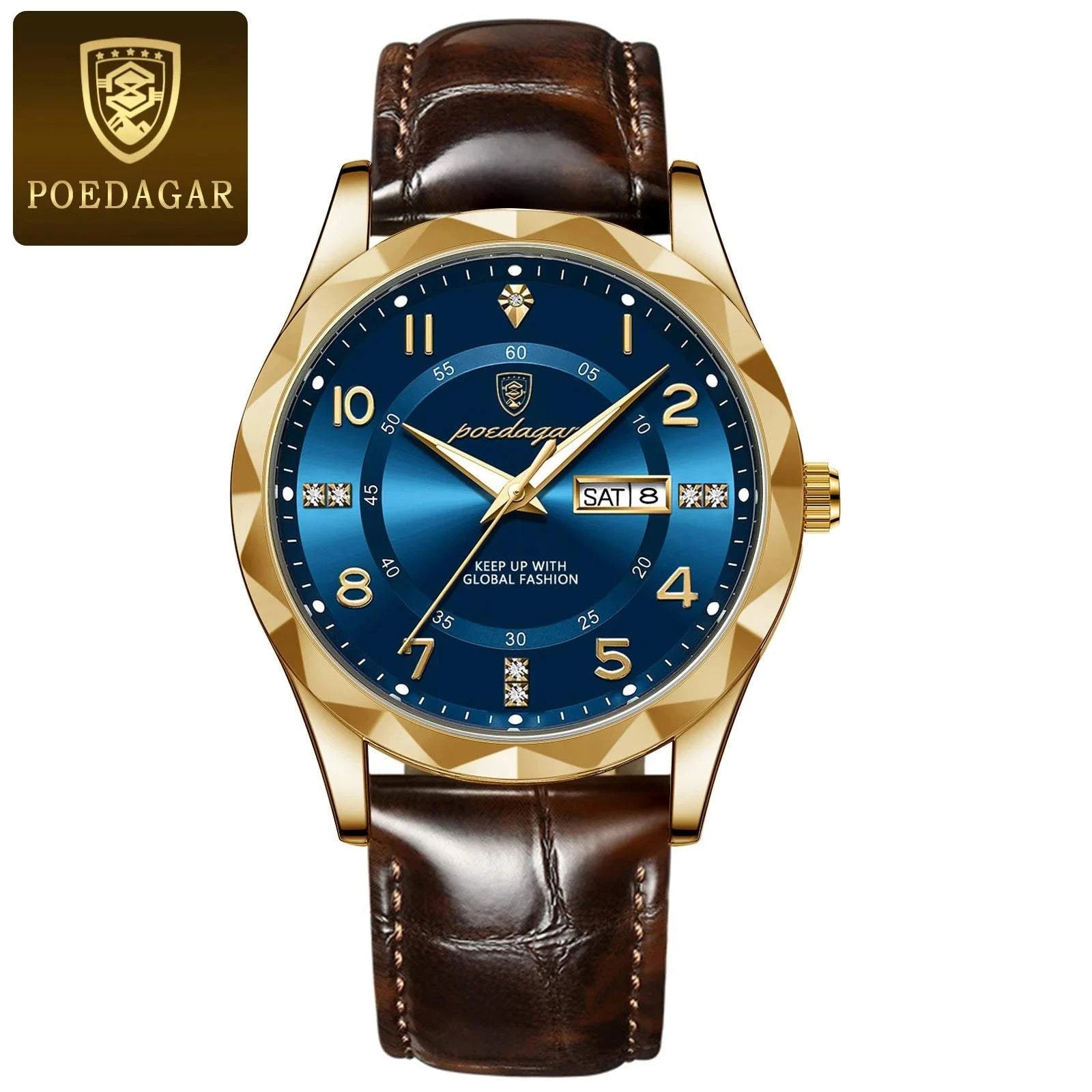 Luxury High-Quality Men’s Watch – Sport Quartz, Waterproof Luminous DaMake a bold statement with the POEDAGAR Fashion Men’s Wristwatch, a luxury timepiece designed for the sophisticated man. This stylish chronograph features a strikingShop All I WantShop All I WantLuxury High-Quality Men’