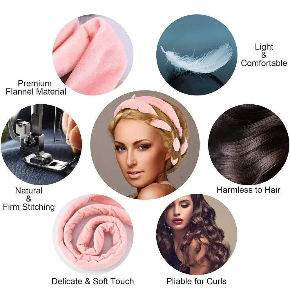 💁♀️ Heatless Curling Rod Headband – Soft, No-Heat Hair Rollers for EAchieve beautiful curls without the heat with the Heatless Curling Rod Headband. Designed for comfort while you sleep, this soft and flexible headband creates effortShop All I WantShop All I WantHeatless Curling Rod Headband
