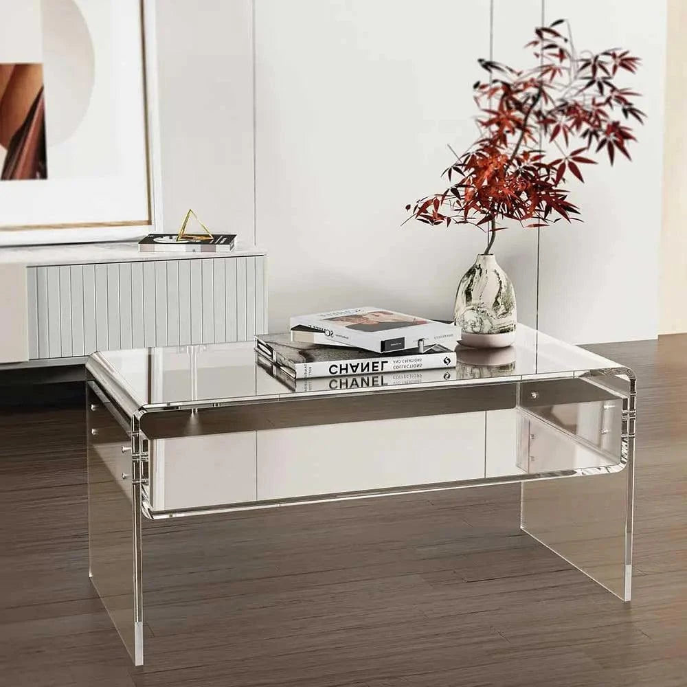 Coffee Table, 44" L x 16" W x 16'' H x 3/4''This sleek Coffee Table combines modern style with practicality. Measuring 44" L x 16" W x 16" H, it offers ample surface space for your living room essentials, whilShop All I WantShop All I WantCoffee Table, 44"