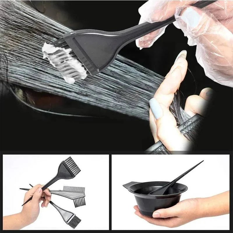4pcs Hairdressing Brush & Bowl Set – DIY Hair Coloring & Bleaching TooSPECIFICATIONSstyle 12: dye hair accessoriesstyle 11: dye hair mixing bowlstyle 10: hair dye accessoriesstyle 9: mixing bowl for hair tintstyle 8: for dyeing hair acShop All I WantShop All I Want4pcs Hairdressing Brush & Bowl Set