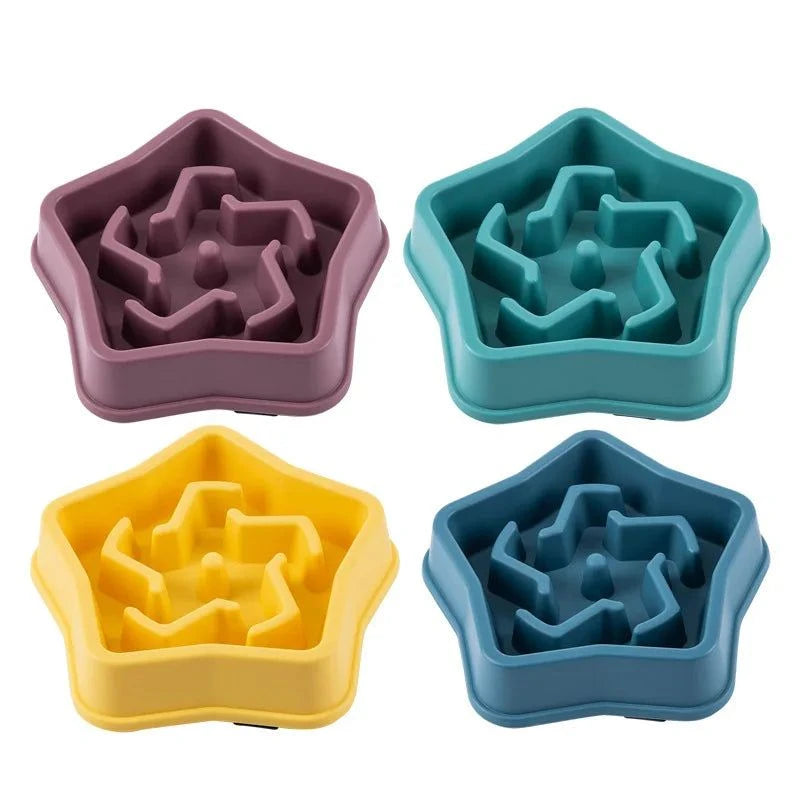 Slow Feed Pet Bowl: Healthy 🐾🥣⏳🐾 Slow Down Feeding for Healthier Dogs: The basic dog bowl features a unique maze design that separates food, slowing down the speed of pet feeding. This prevents SHOP ALL I WANTShop All I WantSlow Feed Pet Bowl