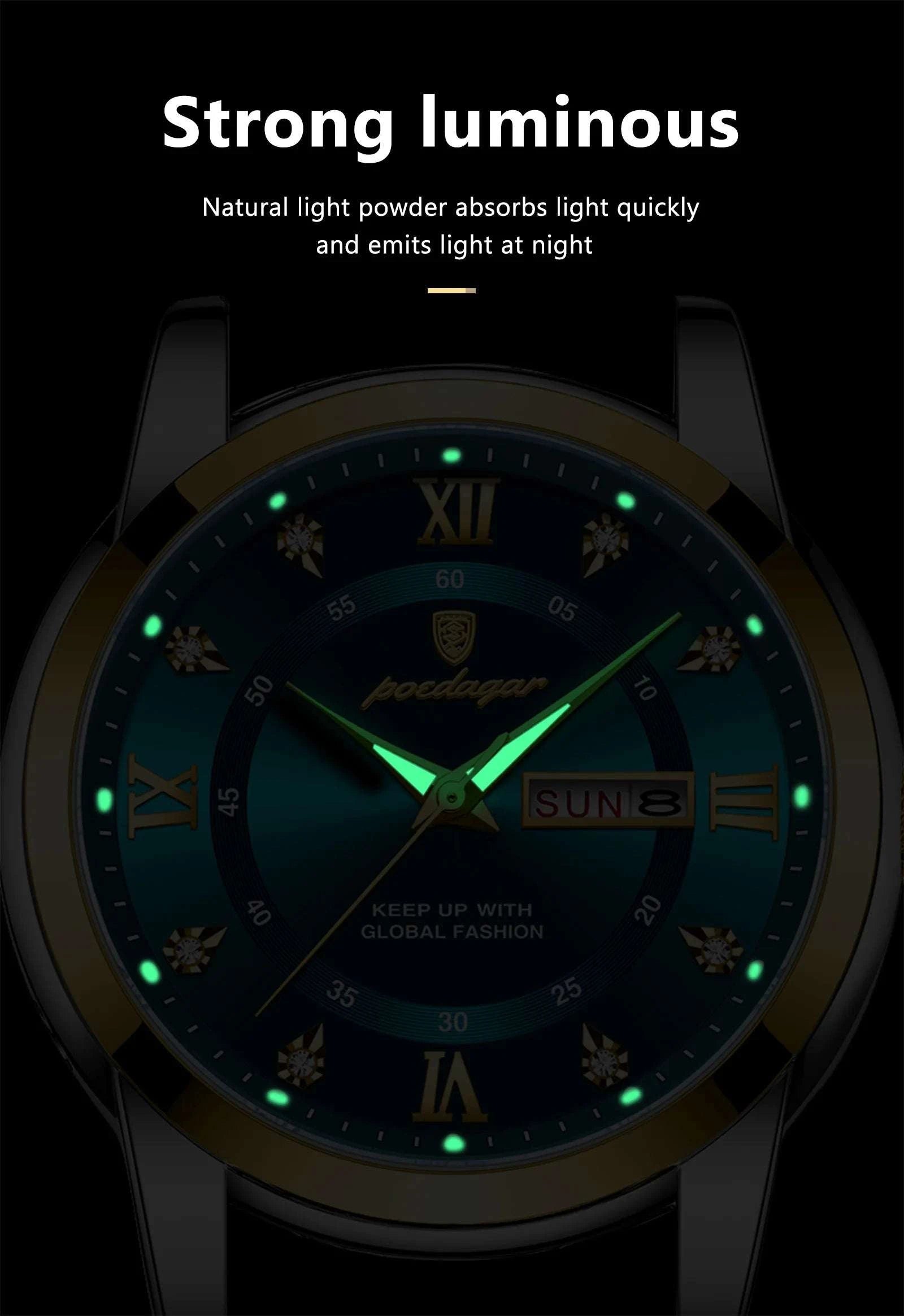 Luxury Watch for Men – Elegant Quartz Timepiece with Date & Week FunctThe Luxury Watch for Men combines sophistication and functionality in one stunning design. This elegant quartz timepiece features a date and week display, making it Shop All I WantShop All I WantLuxury Watch