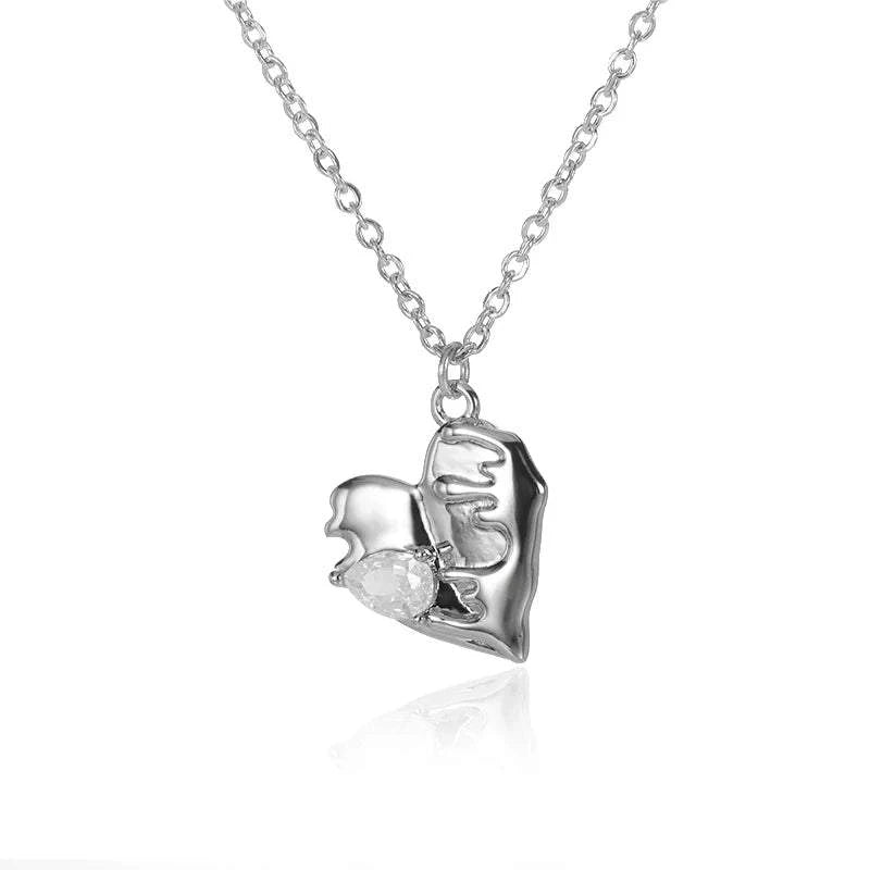 Stainless Steel Heart Necklace πΉπ #FashionJewelryExpress your romantic style with our Stainless Steel Heart Necklace β a symbol of love and elegance that adds a touch of sophistication to your fashion ensemble. CraSHOP ALL I WANTShop All I WantStainless Steel Heart Necklace