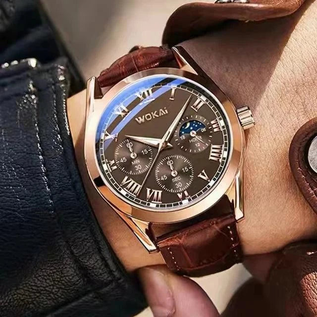 Luminous Quartz Watch: Stylish & Waterproof for Men! ⌚✨Discover the perfect blend of style and functionality with the high-quality men's fashion casual luminous belt watch. This classic quartz watch features a luminous dShop All I WantShop All I WantLuminous Quartz