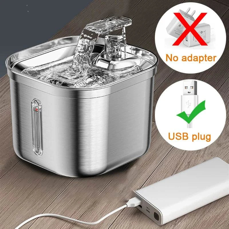 Stainless Steel Cat Fountain: Automatic, Ultra Quiet, Water Dispenser!Introducing our Stainless Steel Cat Fountain – the ultimate solution for providing fresh, flowing water to keep your feline friend hydrated and happy! 🐾💧
💧 AutomaSHOP ALL I WANTShop All I WantStainless Steel