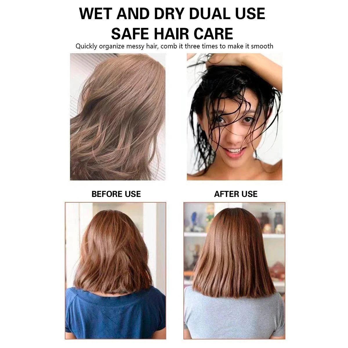 πββοΈ Air Cushion Comb β Anti-Static, Massage Hair Brush for Wet & CurPamper your hair with the Air Cushion Comb, designed for gentle detangling and soothing scalp massages. Perfect for wet and curly hair, this anti-static brush is a mShop All I WantShop All I WantAir Cushion Comb