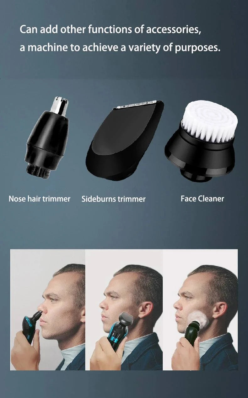 Electric Rechargeable & Washable Razor Shavor! 🔋💦Experience the ultimate grooming tool with the Electric Shaver. This rechargeable electric razor is designed for both wet and dry use, making it versatile for your sShop All I WantShop All I WantElectric Rechargeable