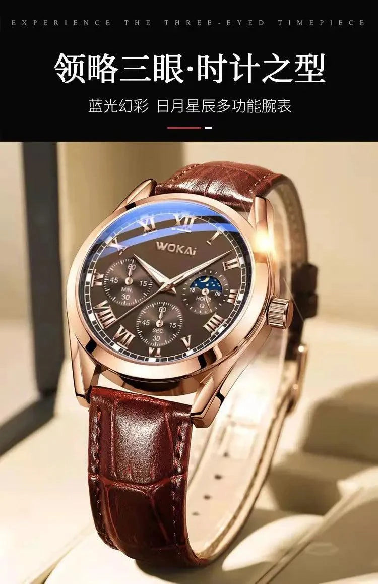 Luminous Quartz Watch: Stylish & Waterproof for Men! ⌚✨Discover the perfect blend of style and functionality with the high-quality men's fashion casual luminous belt watch. This classic quartz watch features a luminous dShop All I WantShop All I WantLuminous Quartz