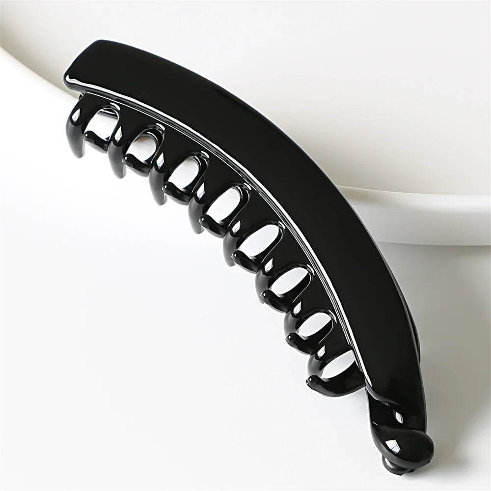 Shop All I Want Frosted Solid Color Banana Hair Clips – Fashion Ponytail Barrettes & H✨ Product: Banana Hair Clips🧵 Material: High-quality Plastic🎨 Colors Available: Navy, Green, Black, and more👧 Perfect For: Girls and Women📏 Size: As shown in theShop All I WantShop All I Wantfrosted solid color banana hair clips – fashion hair accessories