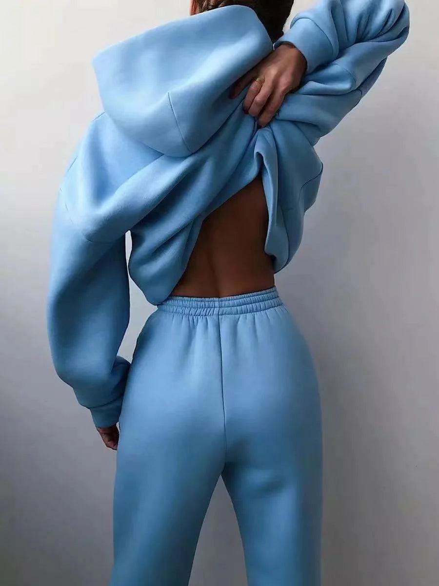 Two-Piece Tracksuit SetStay Cozy, Stay Stylish – The Perfect Blend of Comfort and FashionStep up your loungewear game with our Women’s Fleece Two-Piece Tracksuit Set. Designed for both warShop All I WantShop All I Want-Piece Tracksuit Set