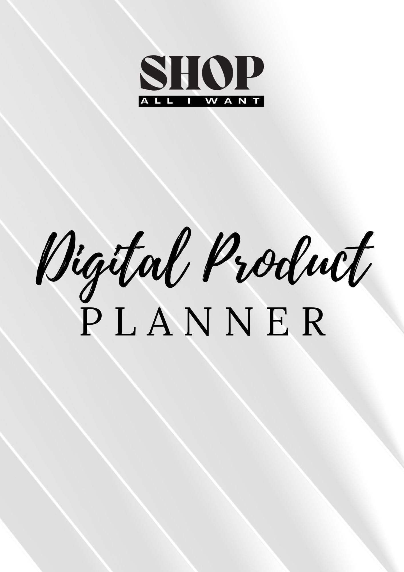 Digital Product Planner -35 Pages