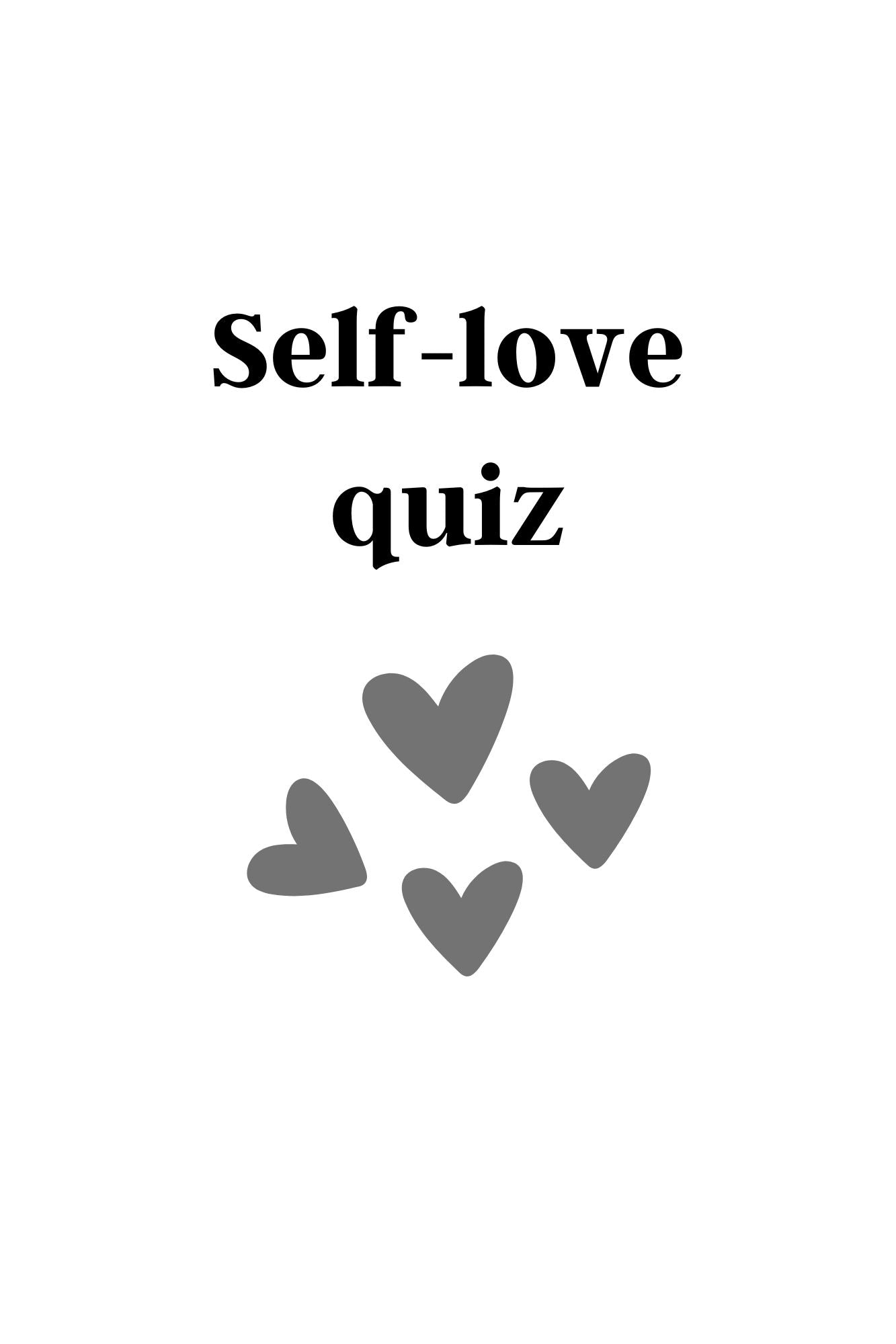 Self Love Workbook