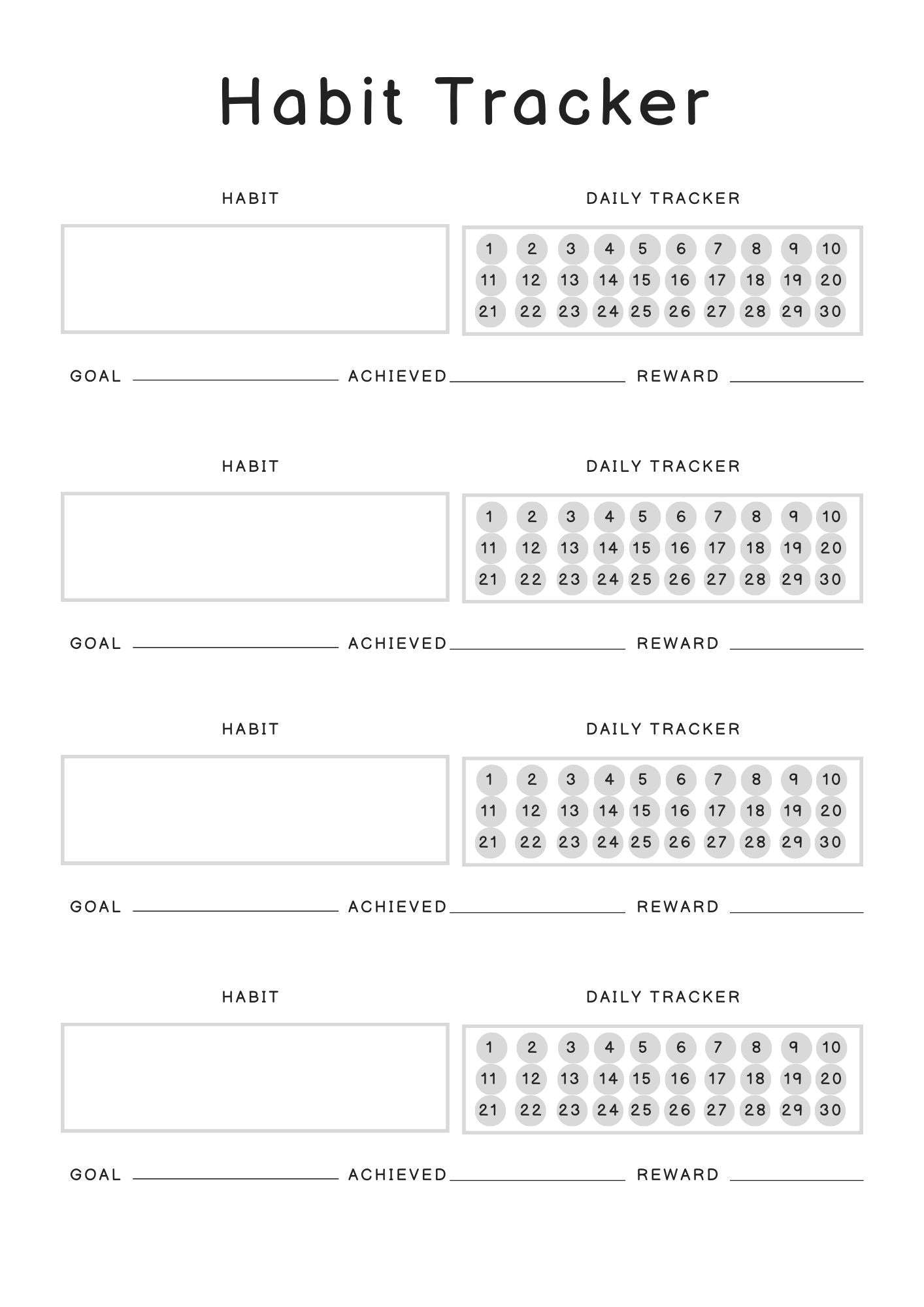 Habit Trackers