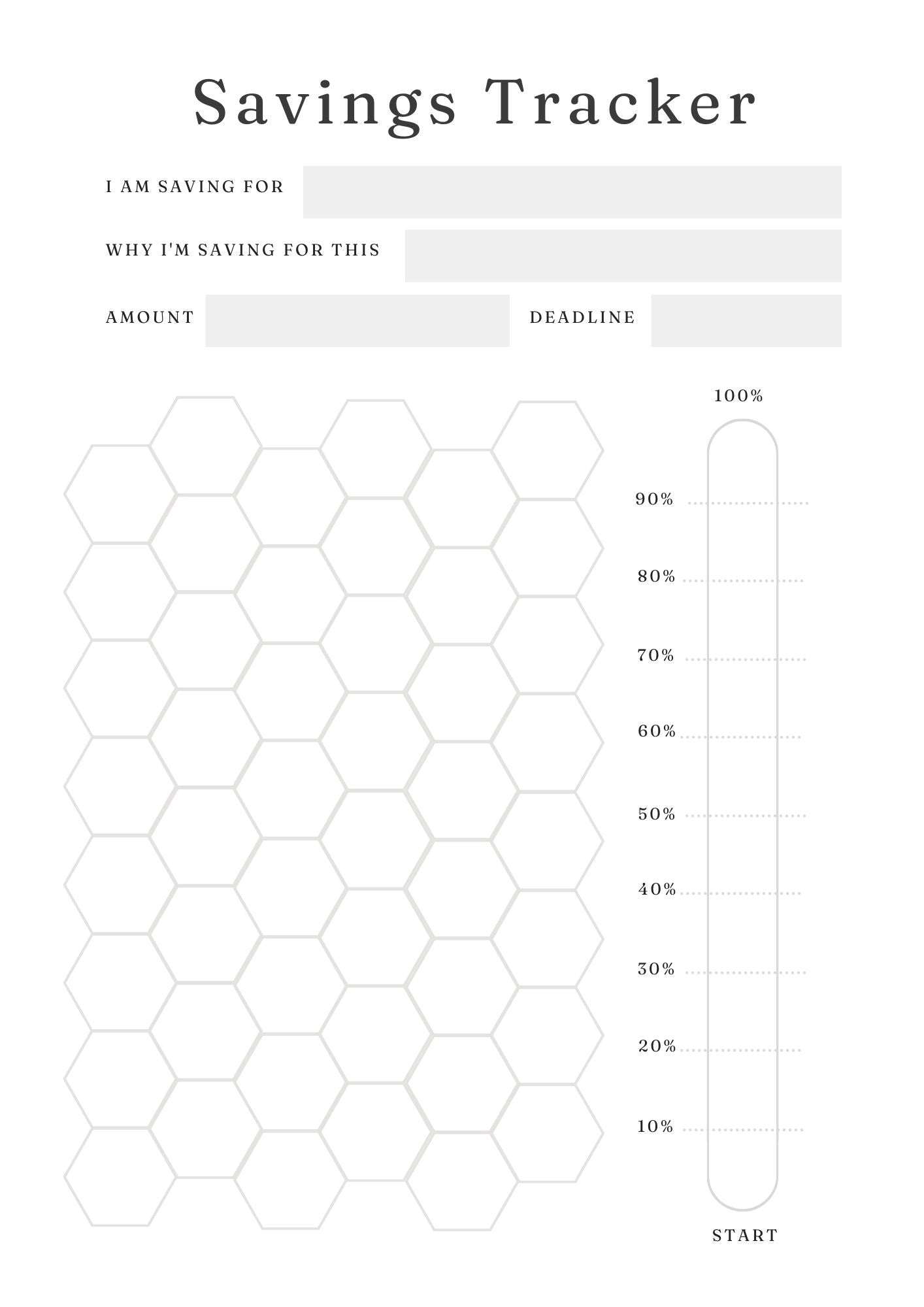 Savings Tracker