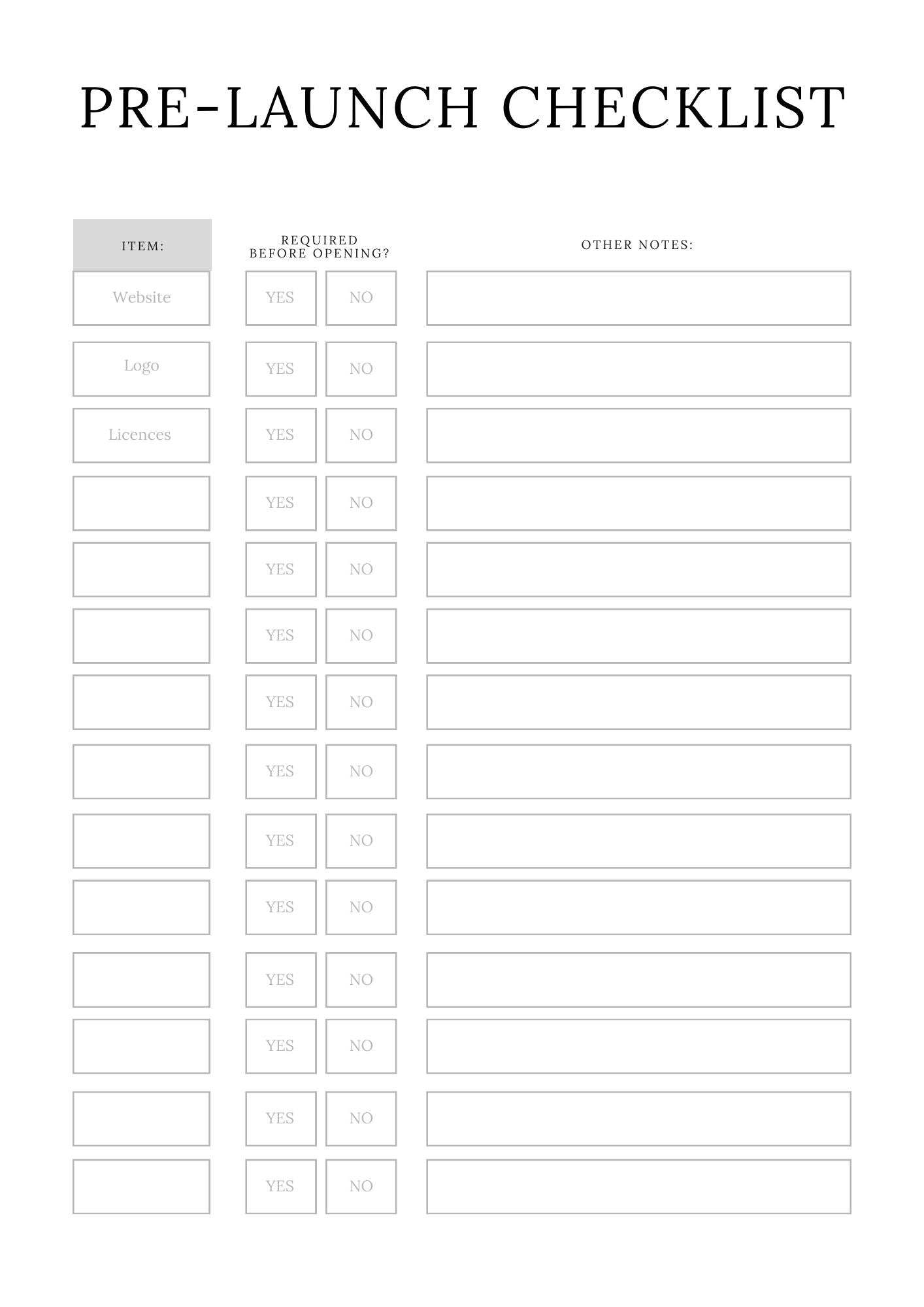 Product Launch Planner -42 Pages