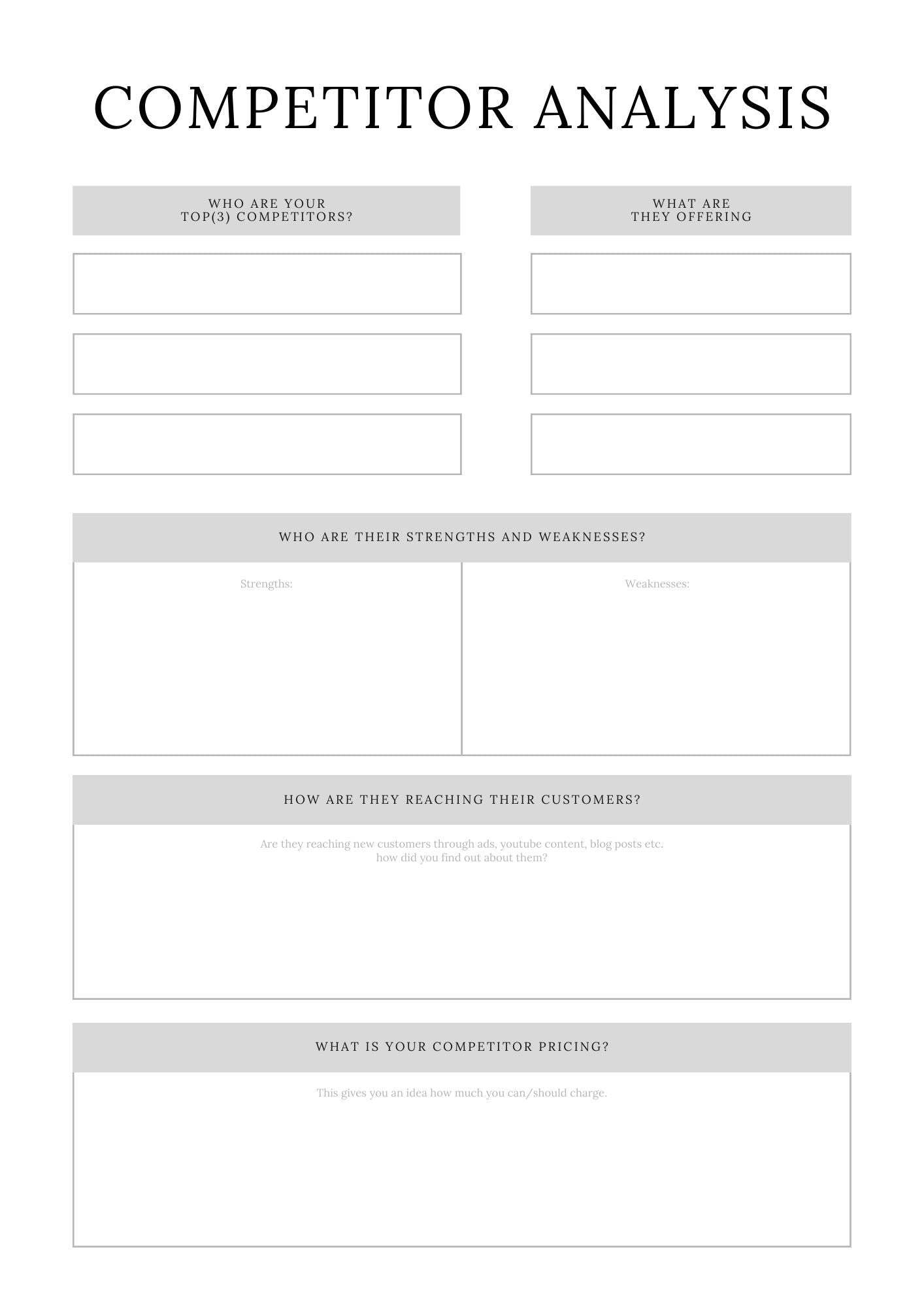 Shopify Planner -41 Pages