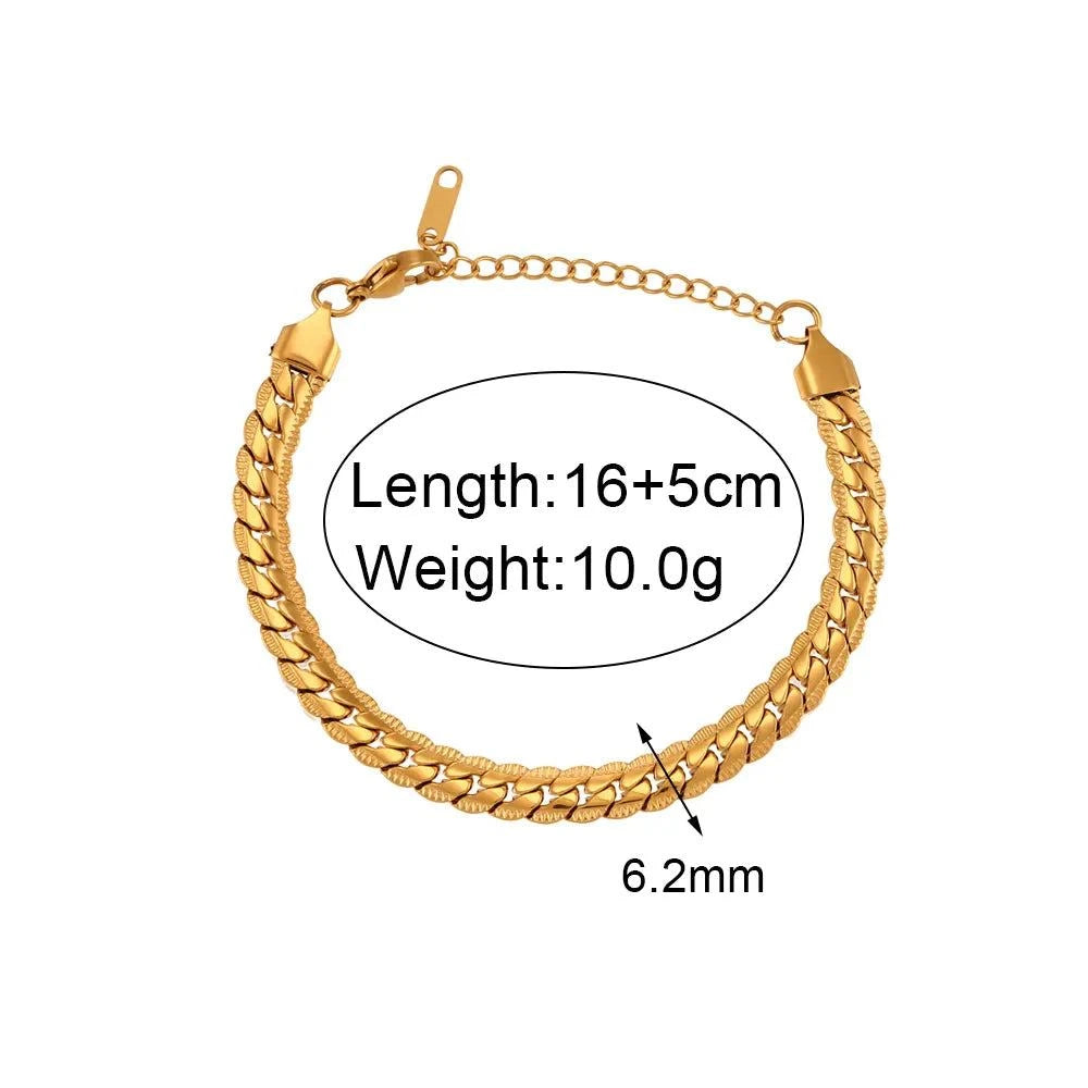 Shop All I Want Lace Chain SHOP ALL I WANT Minimalist Gold Men Bracelet