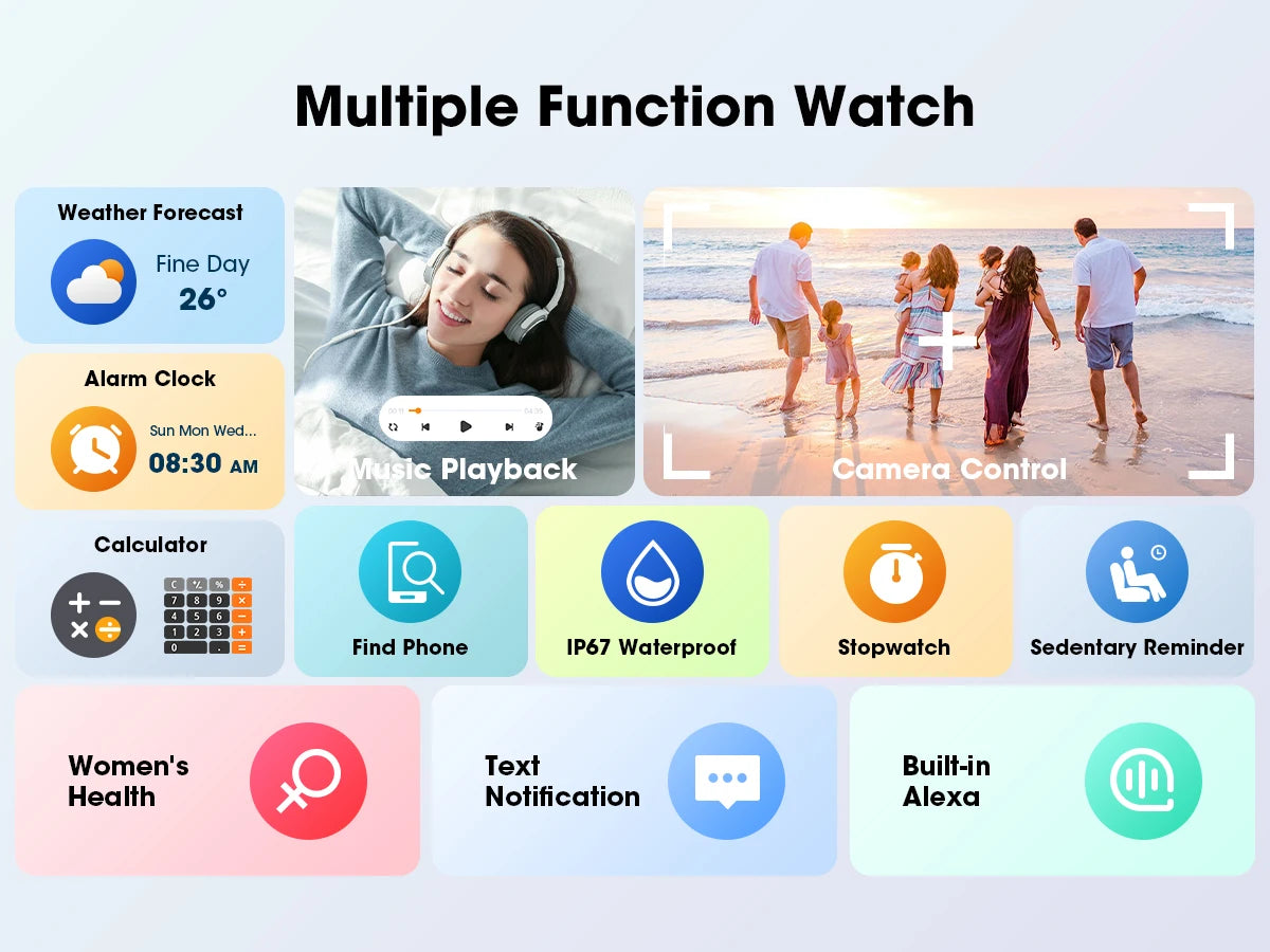 Karchilor 2024 Women’s Smartwatch – 1.39" Touch Screen Bluetooth Call, IP67 Waterproof Fitness Tracker 🌟📱