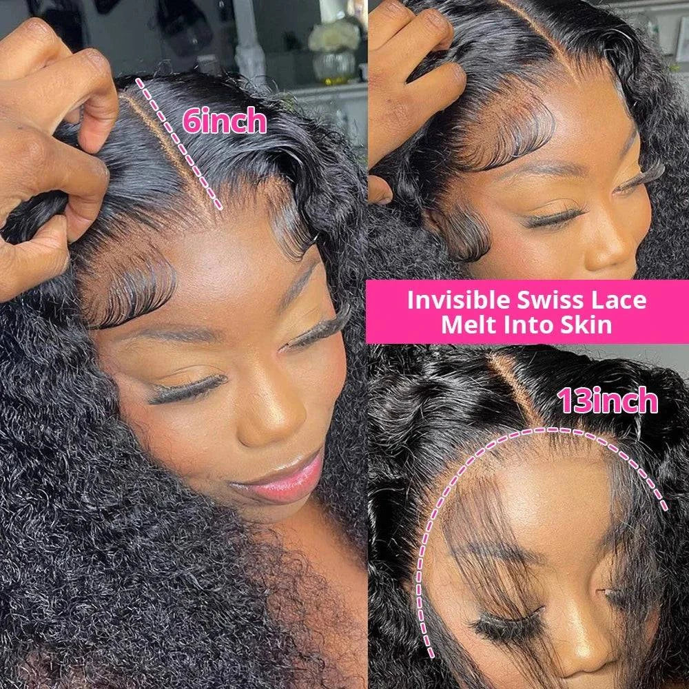 Shop All I Want Shop All I Want 💧 300% Deep Wave Frontal Wig – 13x6 HD Lace, Brazilian Water Wave for Women ✨