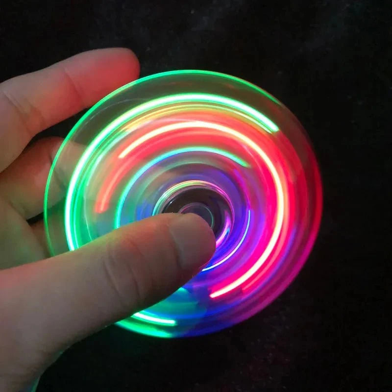 Shop All I Want SHOP ALL I WANT LED Fidget Spinner: Glow in the Dark Fun! 🌌🌀 #StressRelief #KineticToys