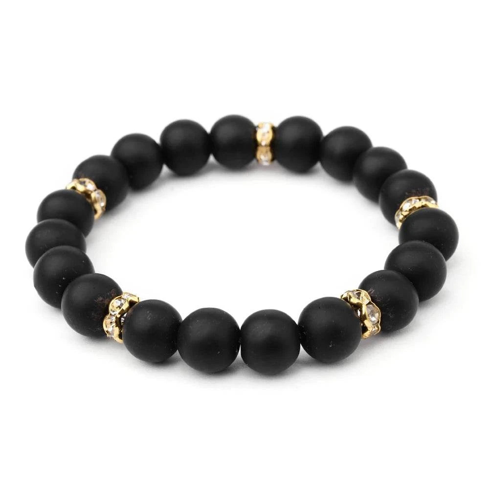 Shop All I Want 1-Black Onyx / 18cm SHOP ALL I WANT Colored Stone Bracelets