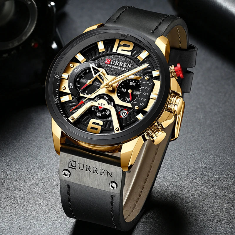 Casual Sport Watch | Luxury Military Chronograph for Men ⌚