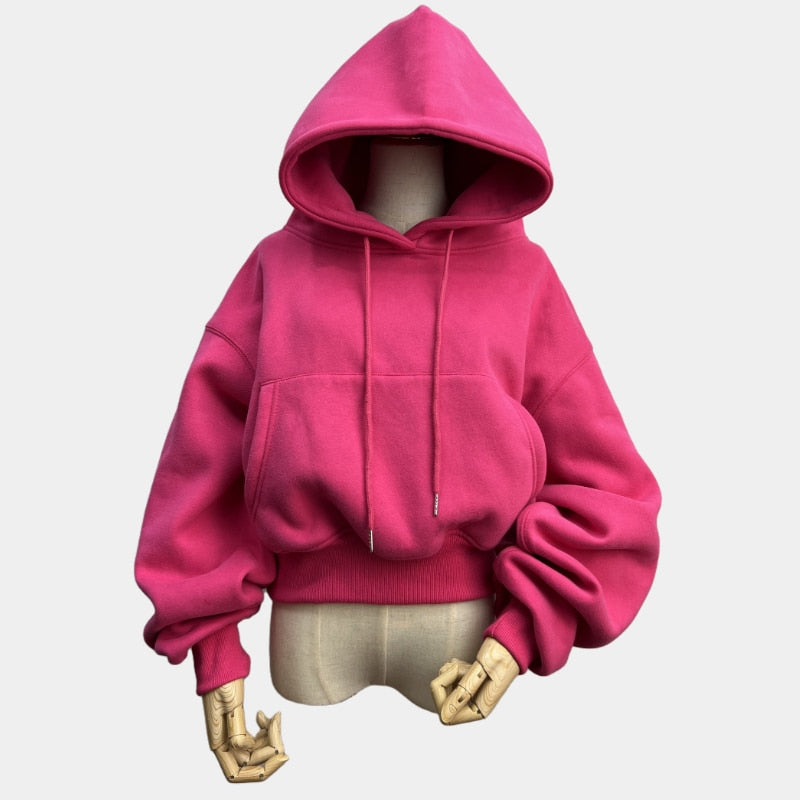 Shop All I Want Pinkish Top / S SHOP ALL I WANT Hoodies Suit Casual Tracksuit