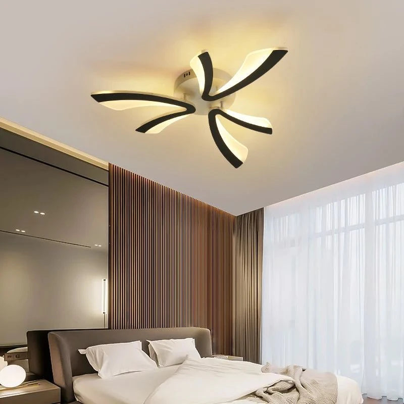 Acrylic LED Ceiling Chandelier with Remote for Indoor Spaces