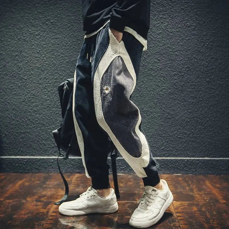 Shop All I Want 8813 black and white / M / Pack of 1 SHOP ALL I WANT Corduroy Jogger Pants 🍂👖