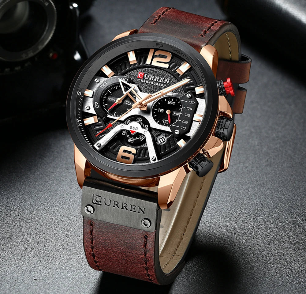 Casual Sport Watch | Luxury Military Chronograph for Men ⌚