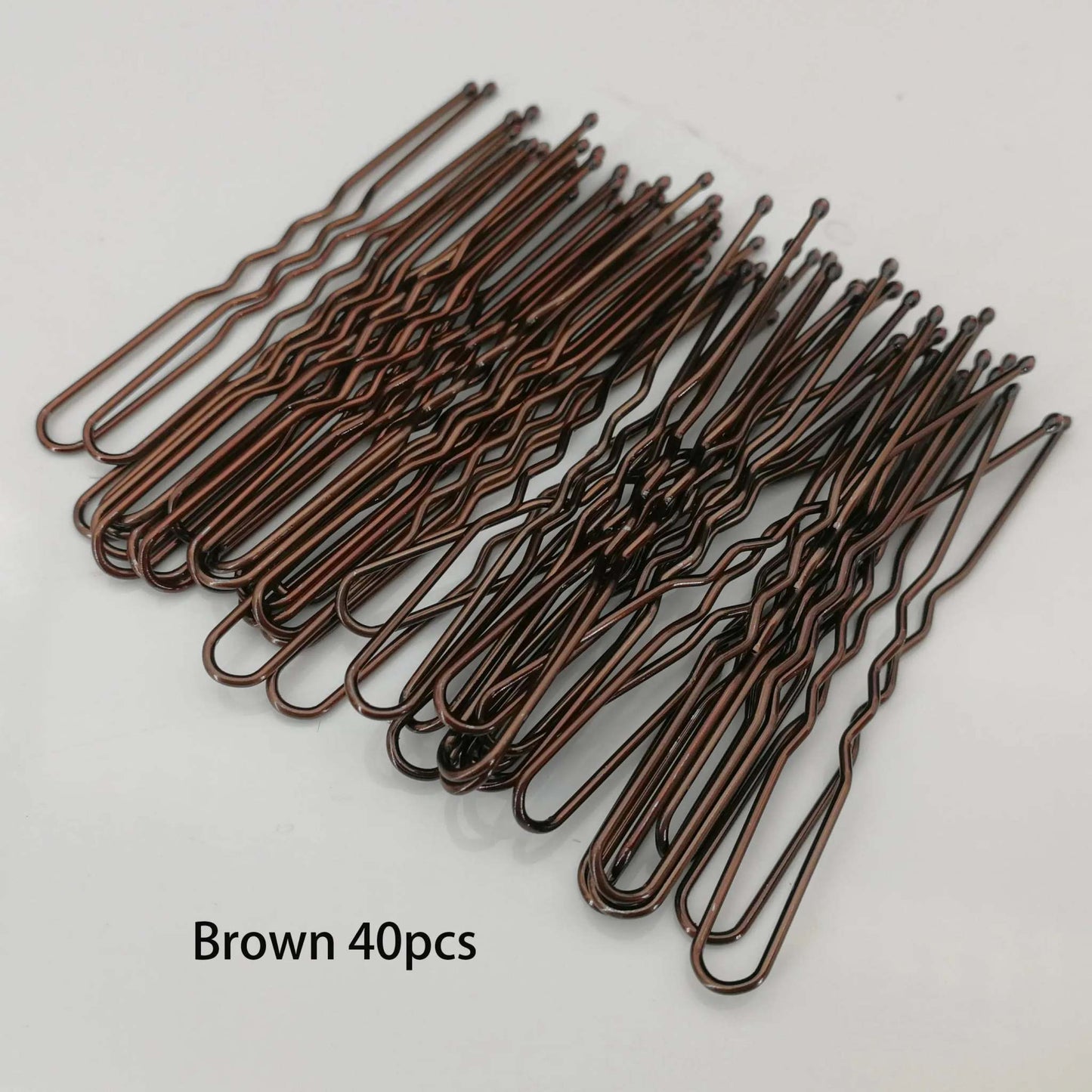 Shop All I Want 40pcs set2 brown SHOP ALL I WANT Women U-shaped Hairpins