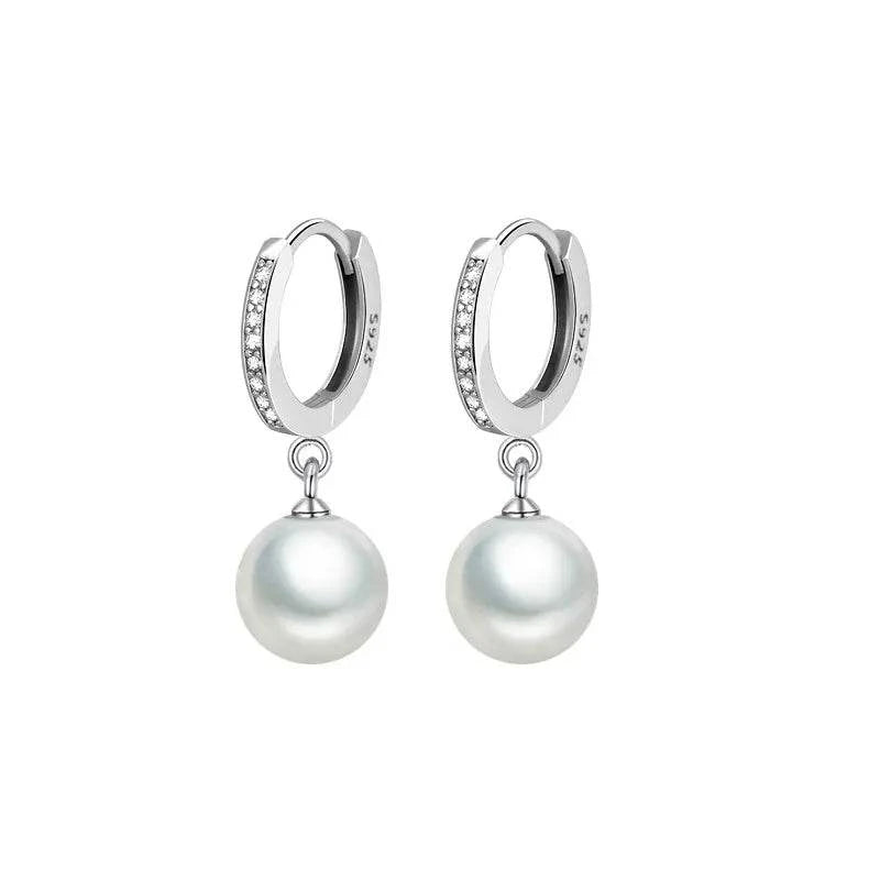 Shop All I Want LE0010 SHOP ALL I WANT Sterling Silver Pearls Earrings