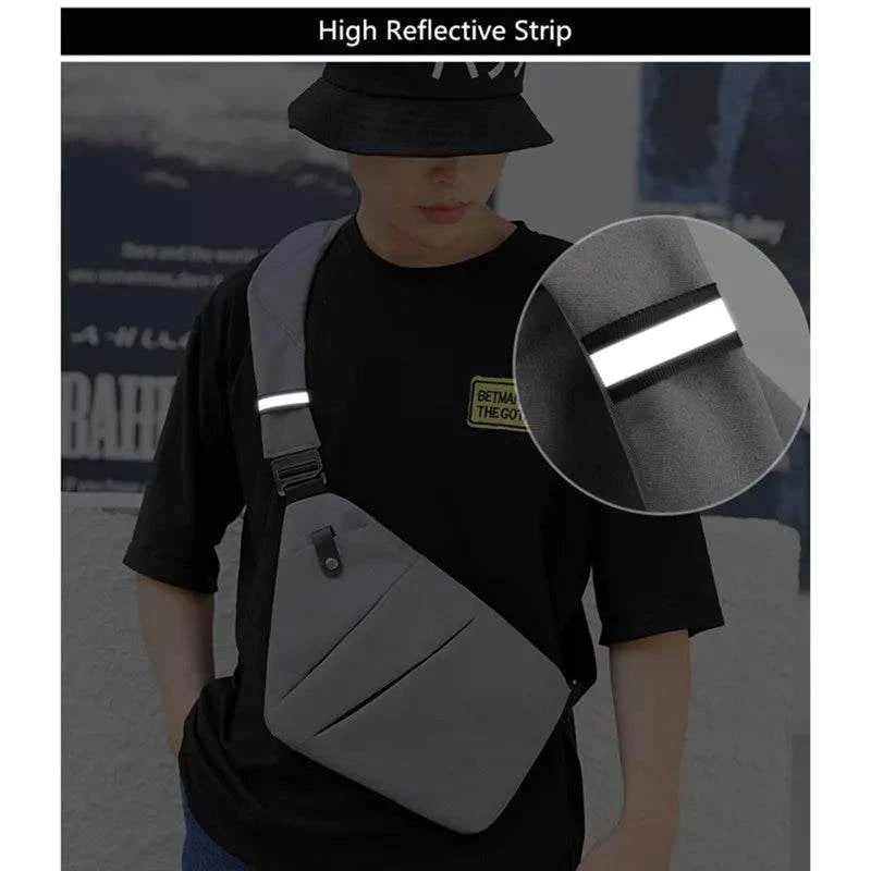 Shop All I Want SHOP ALL I WANT Ultra-Thin Anti-Theft Chest Bag for Men 🎒🚶