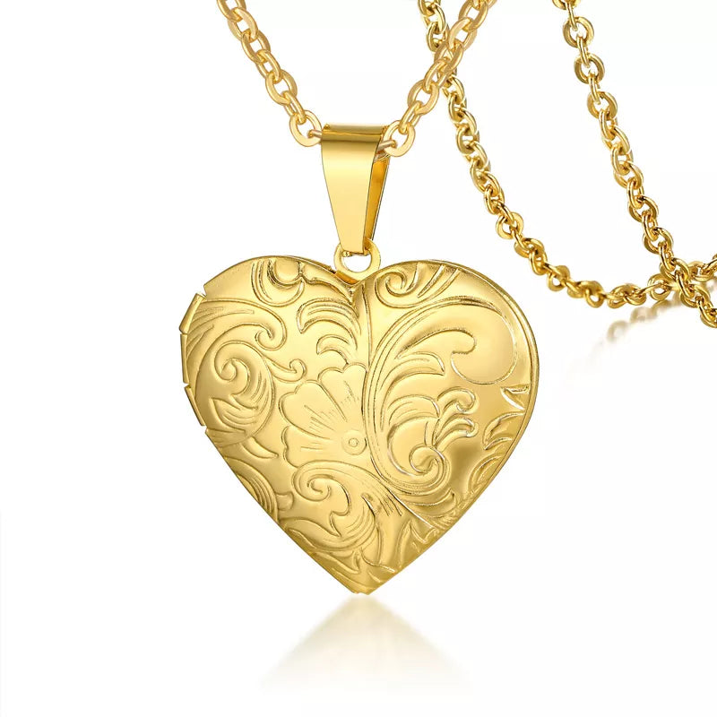 Shop All I Want PN-1191G SHOP ALL I WANT Heart Locket Pendant 💖📸 #FamilyLoveNecklace