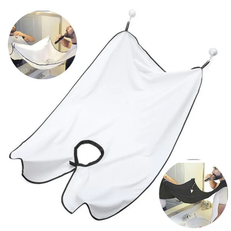 Shop All I Want SHOP ALL I WANT Beard Apron with Razor Holder for Men 🪒🧔