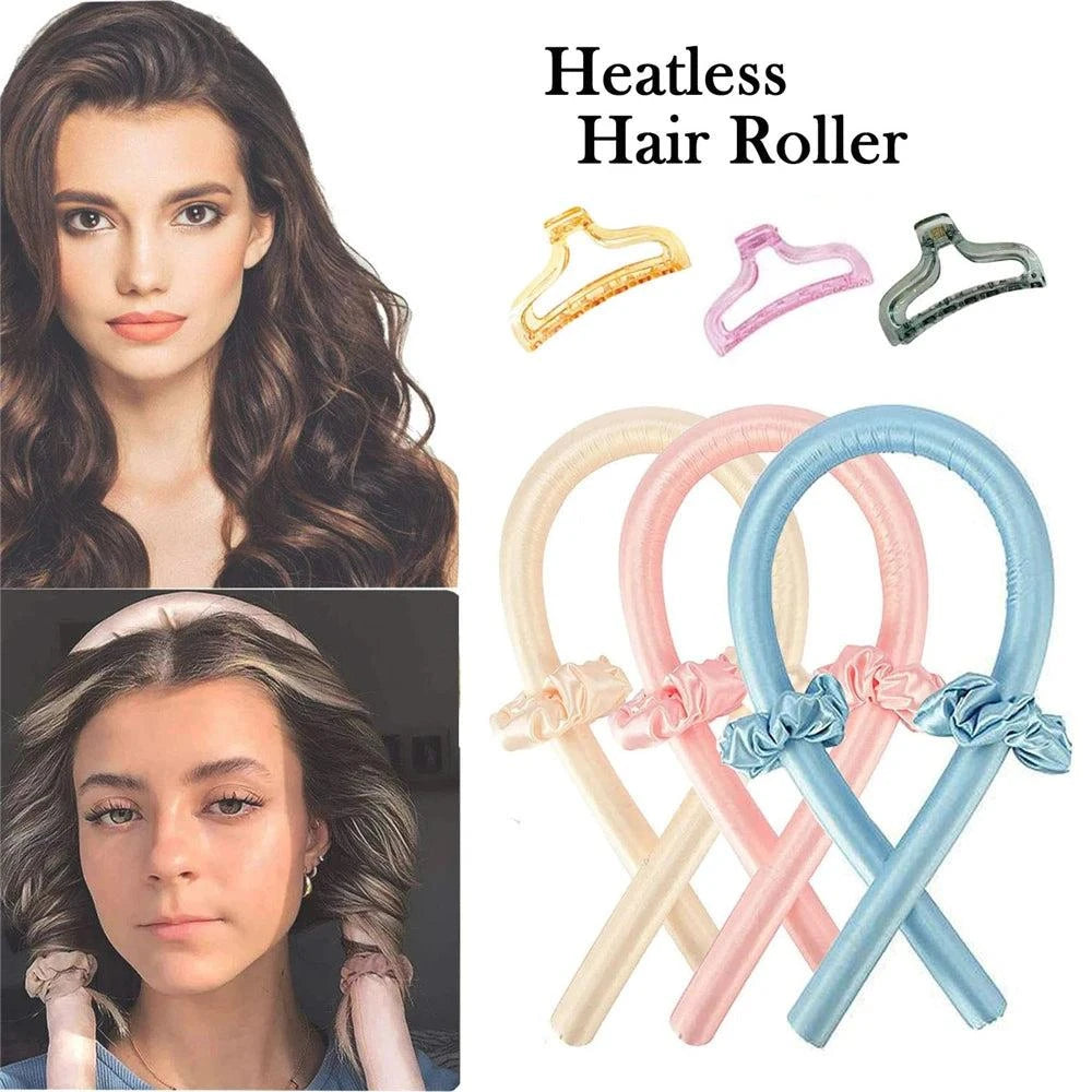 Shop All I Want Shop All I Want 💁‍♀️ Heatless Curling Rod Headband – Soft, No-Heat Hair Rollers for Effortless Curls While Sleeping 🌙