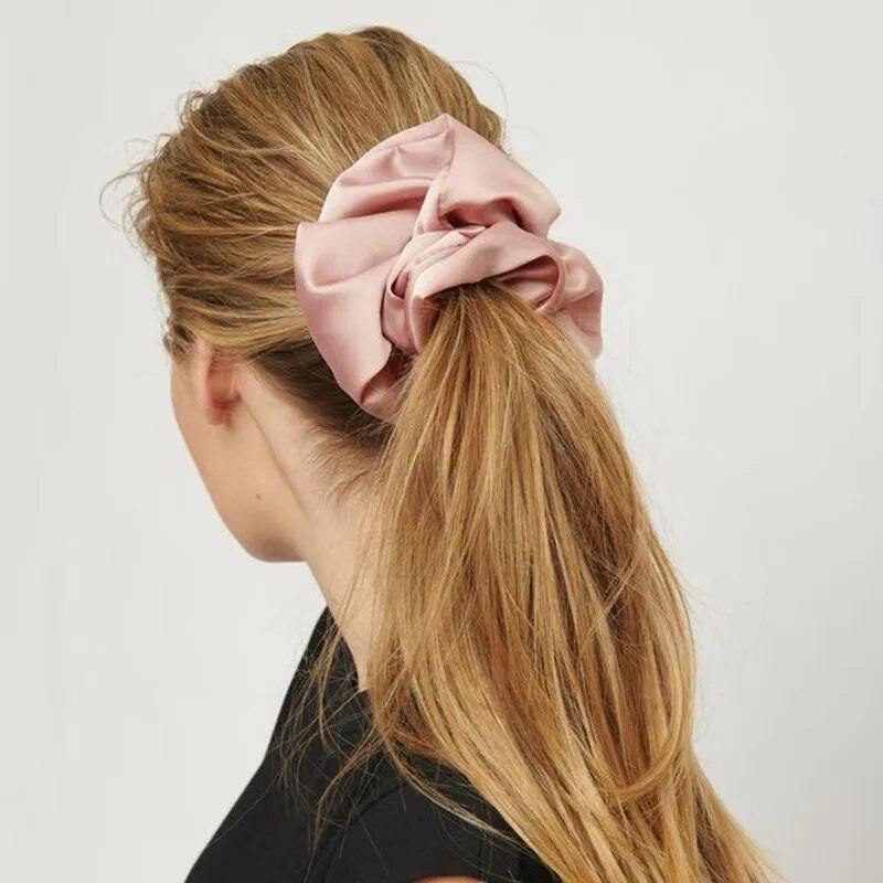 Shop All I Want Pink / One Size SHOP ALL I WANT Oversized Satin Scrunchies 🎀💁