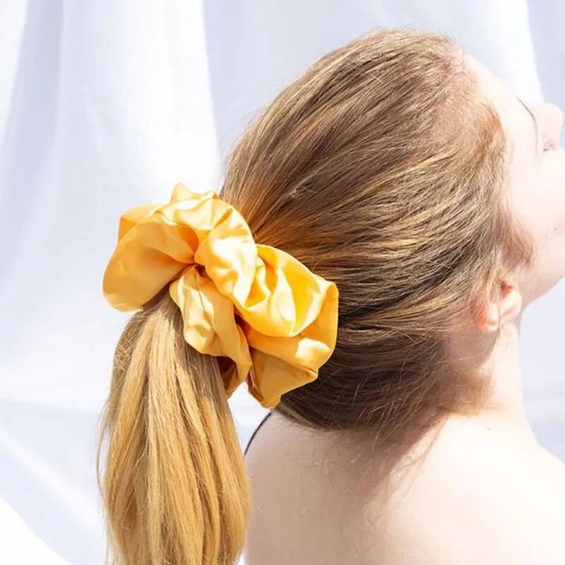 Shop All I Want Ginger / One Size SHOP ALL I WANT Oversized Satin Scrunchies 🎀💁