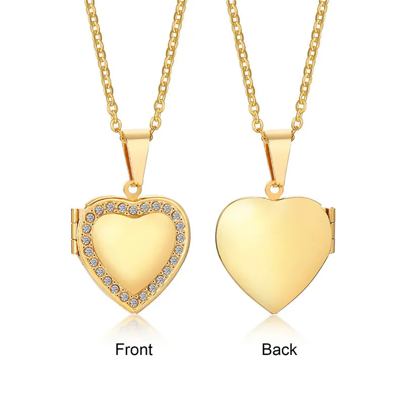 Shop All I Want PN-1363G SHOP ALL I WANT Heart Locket Pendant 💖📸 #FamilyLoveNecklace