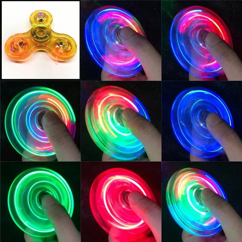 Shop All I Want yellow SHOP ALL I WANT LED Fidget Spinner: Glow in the Dark Fun! 🌌🌀 #StressRelief #KineticToys